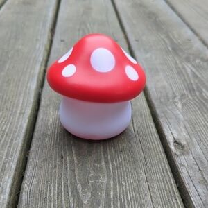 Red and White Mushroom Decor